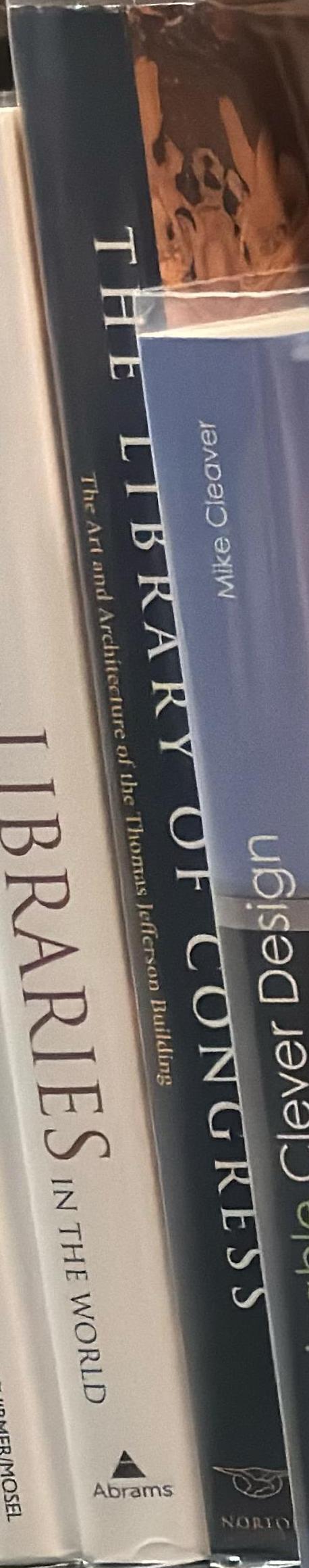 The Library of Congress : its construction, architecture, and decoration / edited by John Y. Cole, Henry Hope Reed ; photography by Anne Day spine