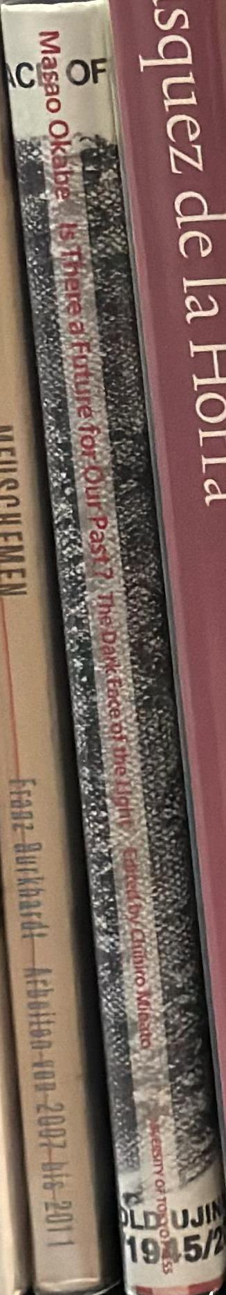 Masao Okabe : is there a future for our past? : the dark face of the light  /​ edited by Chihiro Minato spine