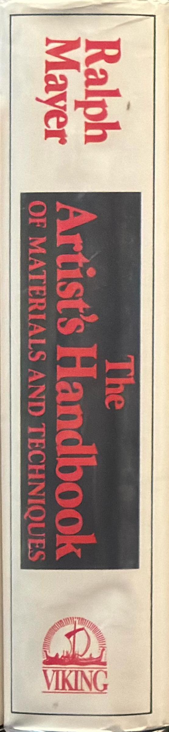 The artist's handbook of materials and techniques spine