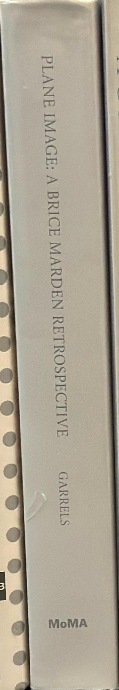 Plane image : a Brice Marden retrospective spine