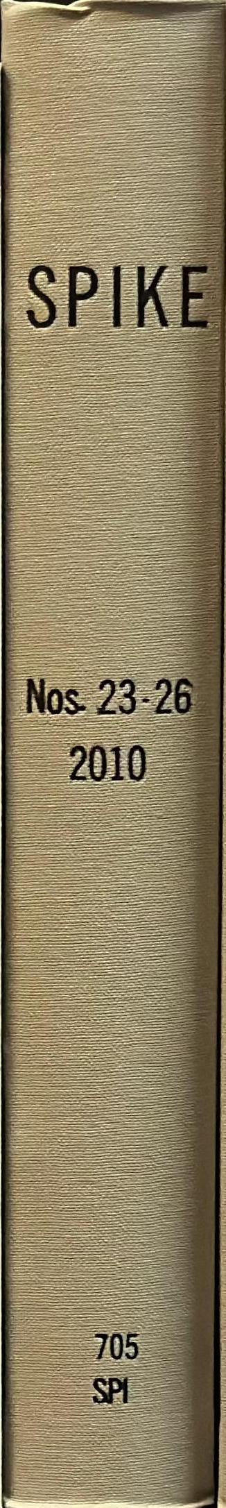 Spike : art quarterly spine