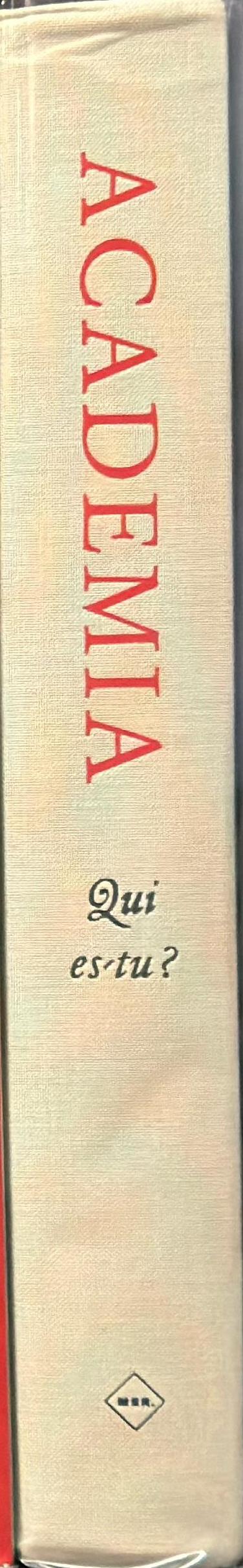 Academia : qui es-tu? spine