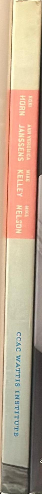Capp Street Project : 20th anniversary : Roni Horn, Ann Veronica Janssens, Mike Kelley, Mike Nelson spine