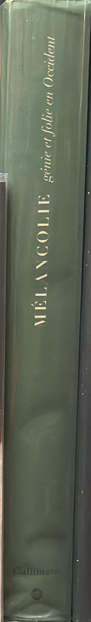 Melancholie : genie et folie en Occident : en hommage a Raymond Klibansky (1905-2005) spine