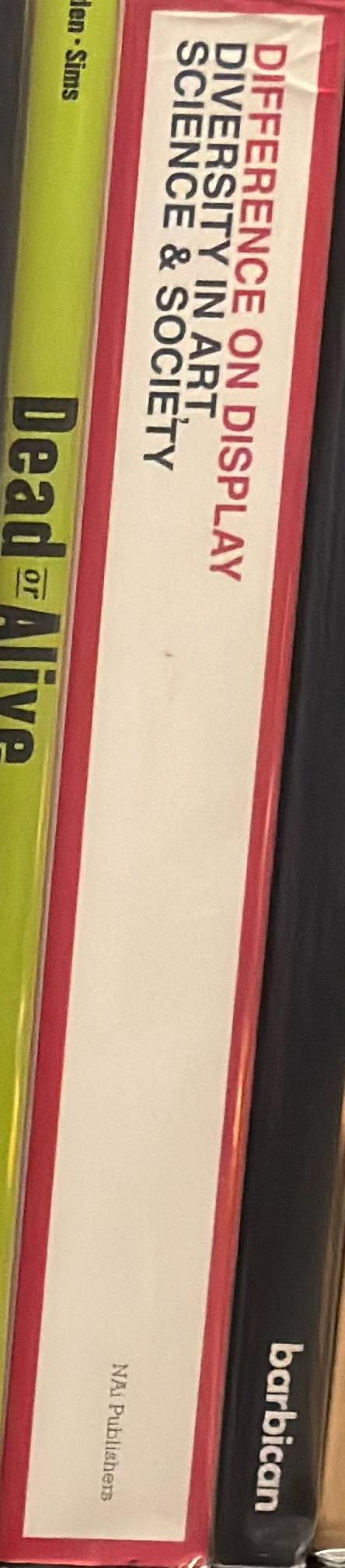 Difference on display spine