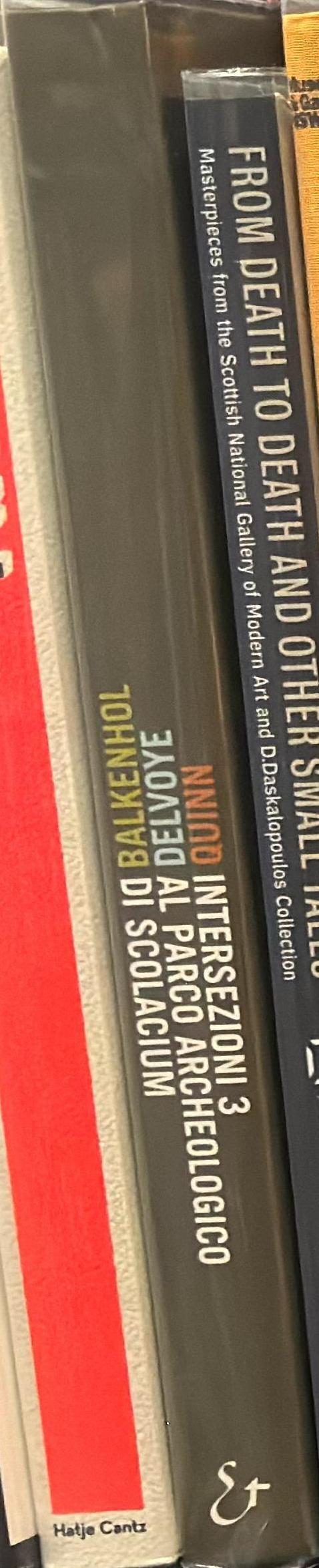 Intersezioni 3 : Balkenhol, Delvoye, Quinn : al Parco Archaeologico di Scolacium spine