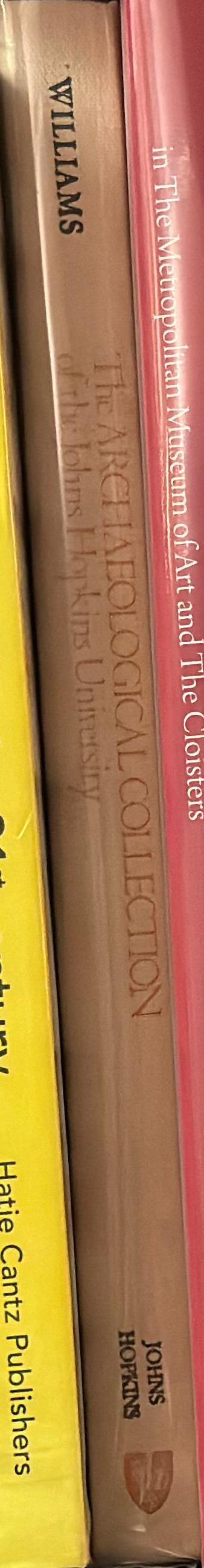The archaeological collection of the Johns Hopkins University spine