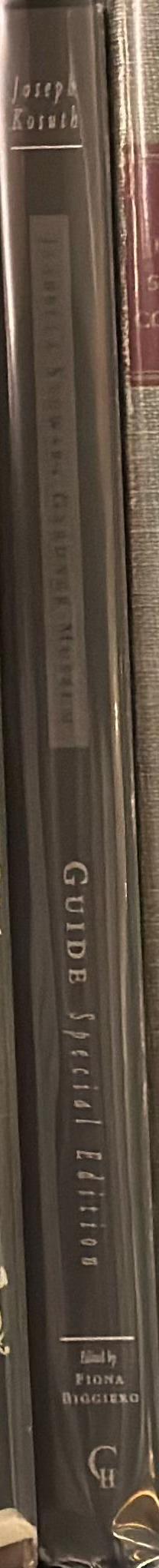 Isabella Stewart Gardner Museum guide to contemporary art : special edition spine