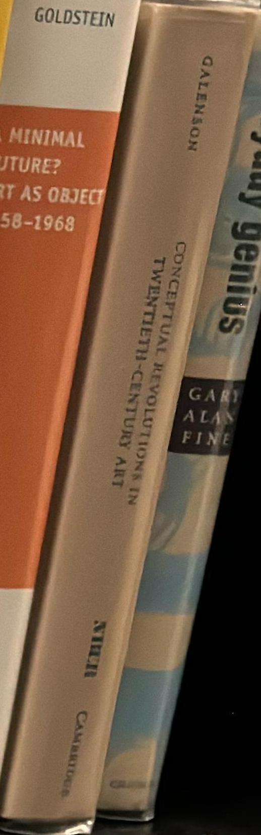 Conceptual revolutions in twentieth-century art spine