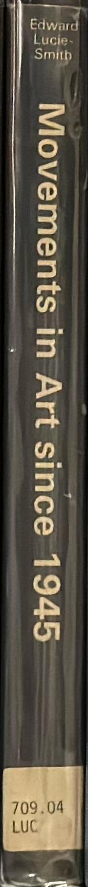 Movements in art since 1945 spine