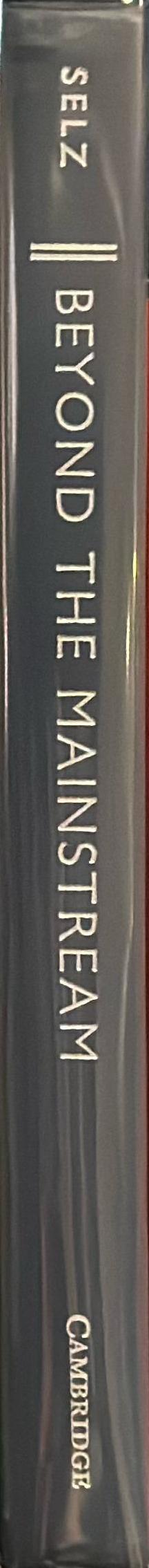 Beyond the mainstream : essays on modern and contemporary art spine