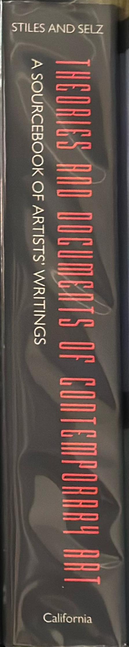 Theories and documents of contemporary art : a sourcebook of artist's writings spine