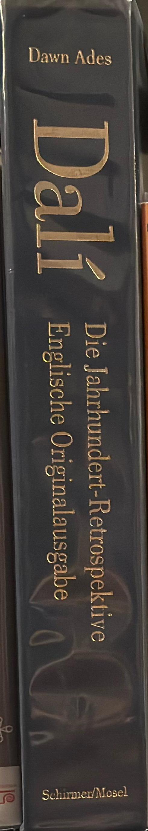 Dali : die jahrhundert-retrospektive spine