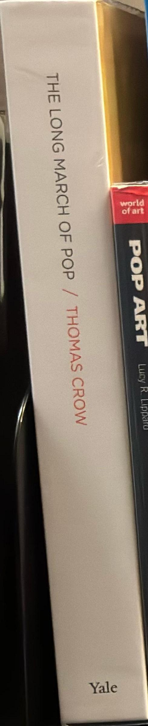 The long march of pop : art, music and design 1930-1995 spine