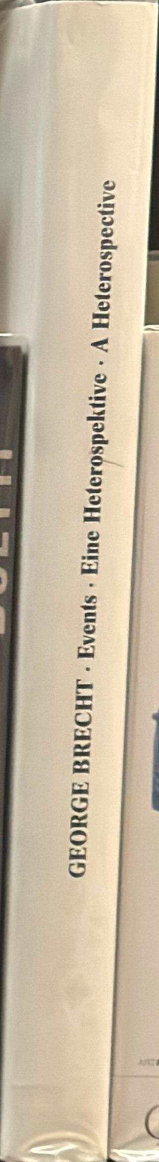 George Brecht : events : a heterospective spine