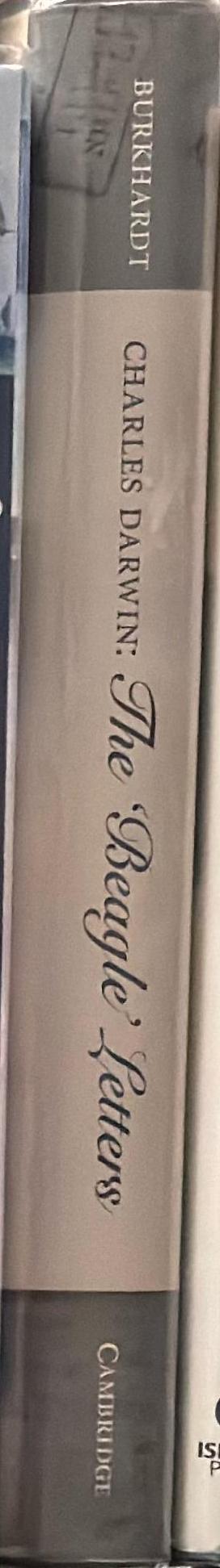 The Beagle letters / Charles Darwin ; edited by Frederick Burkhardt spine