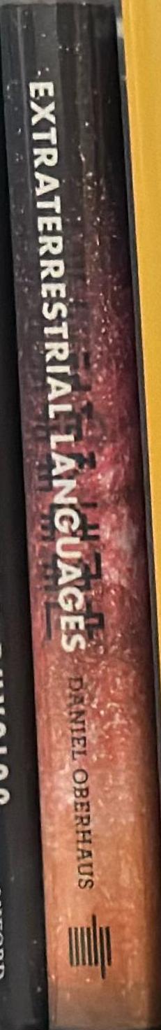 Extraterrestrial languages / Daniel Oberhaus spine