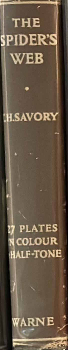 The spider's web / by Theodore H. Savory spine