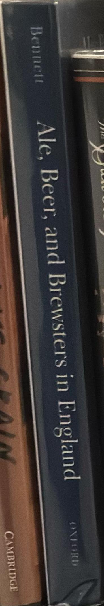 Ale, beer and brewsters in England : women's work in a changing world, 1300-1600 spine