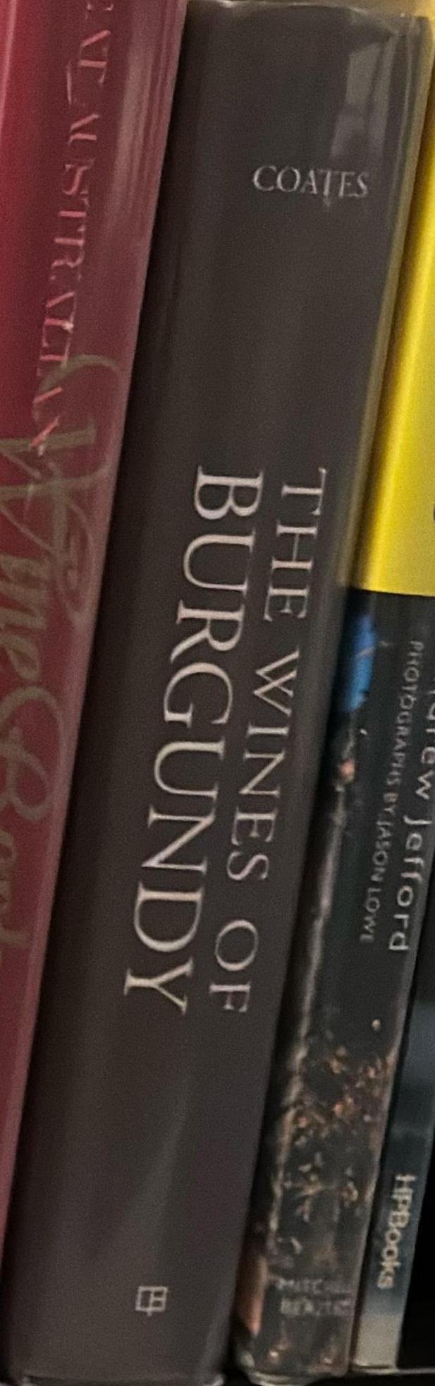 The wines of Burgundy spine