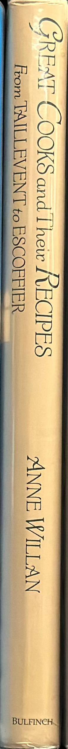 Great cooks and their recipes : from Taillevent to Escoffier spine