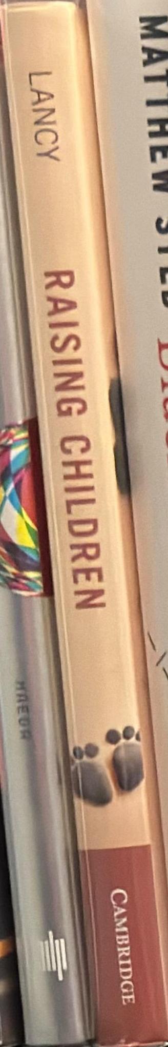 Raising children : surprising insights from other cultures / David F. Lancy spine