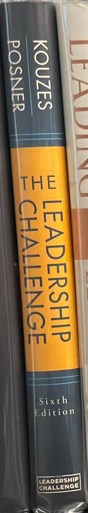 The leadership challenge : how to make extraordinary things happen in organizations / James M. Kouzes, Barry Z. Posner spine