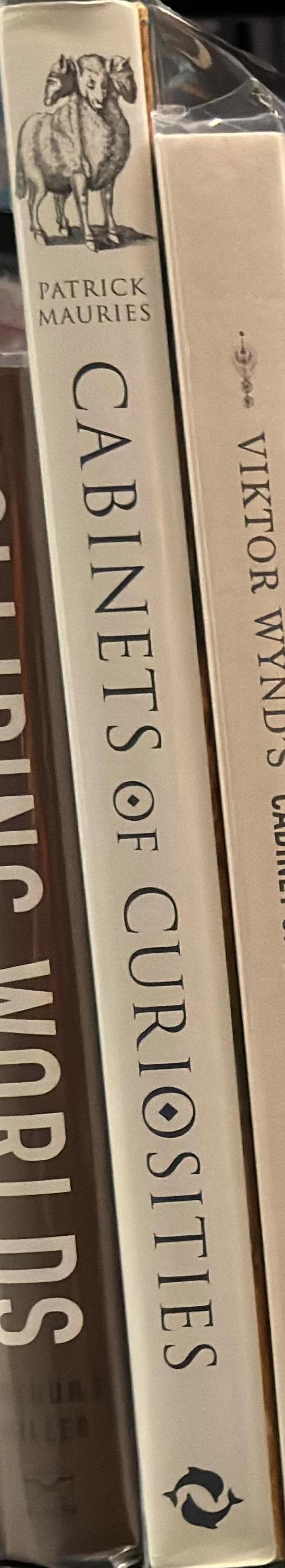 Cabinets of curiosities spine