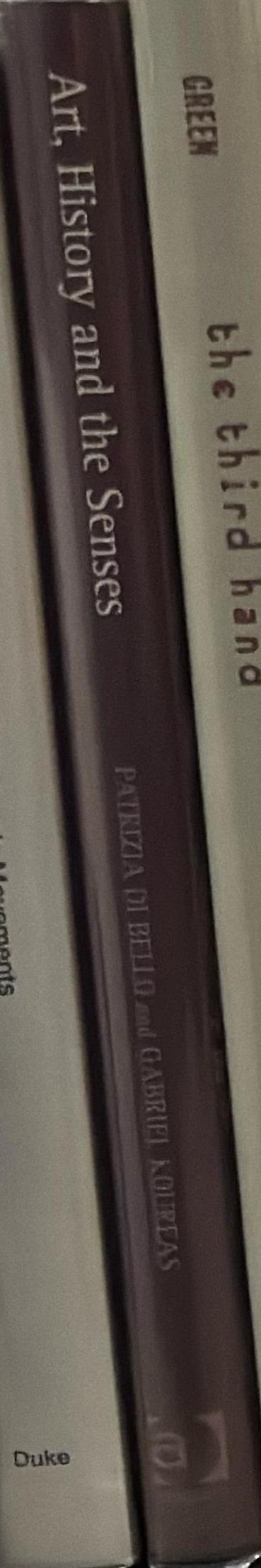 Art, history and the senses : 1830 to the present spine