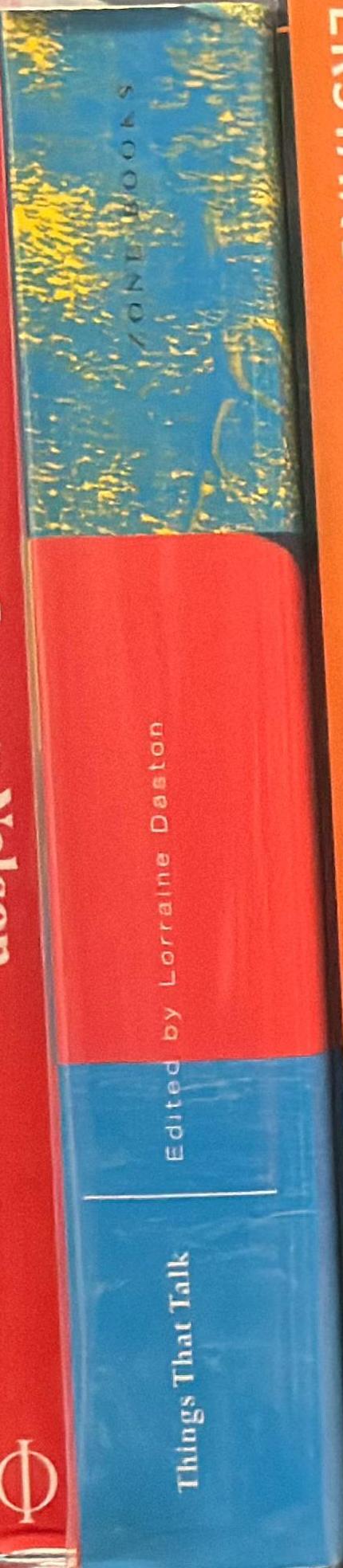 Things that talk : object lessons from art and science spine