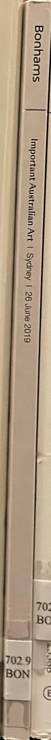Important Australian art : Sydney, 23 August 2022 / Bonhams spine