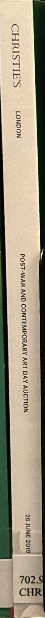 Post-war and contemporary art day auction : Wednesday 26 June 2019 / Christie's spine