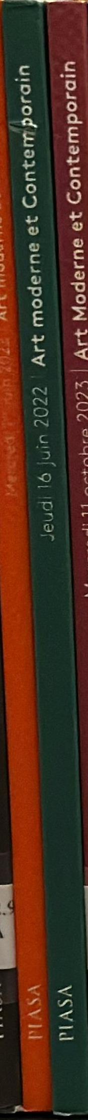 Art moderne et contemporain : Jeudi 16 juin 2022 / PIASA spine