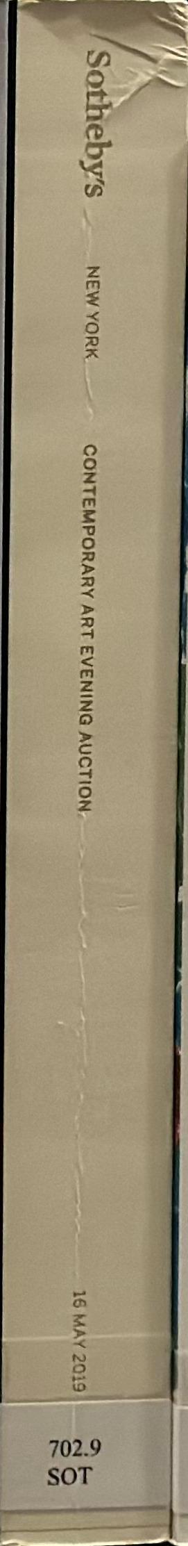 Contemporary art evening auction : auction in New York, 16 May 2019 / Sotheby's spine