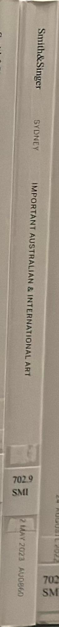Important Australian and international art : auction in Sydney, 2 May 2023 / Smith & Singer spine
