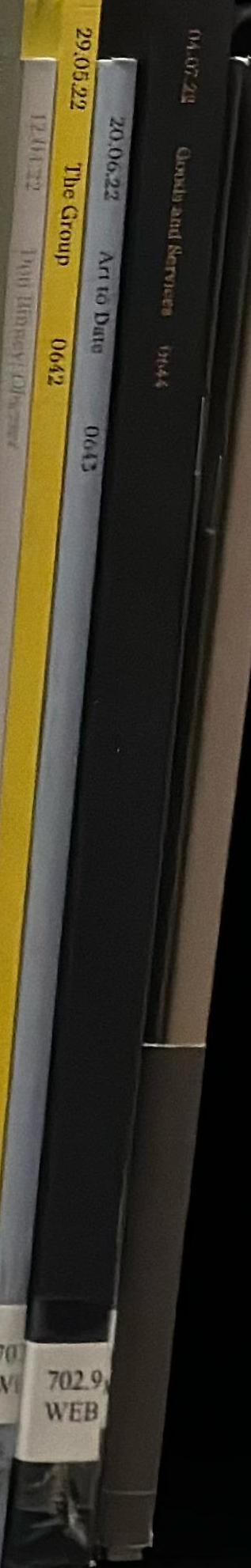 04.07.22 Goods and services : modern and contemporary art from a private collection : 0644 auction catalogue, July 2022 / Webb's spine