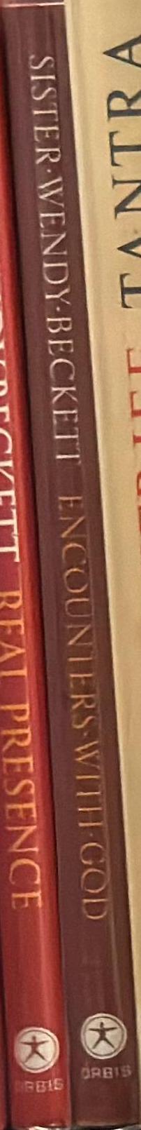 Encounters with god : in quest of the ancient icons of Mary / Sister Wendy Beckett spine