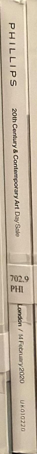 20th century & contemporary art day sale : London, 14 February 2020 / Phillips spine