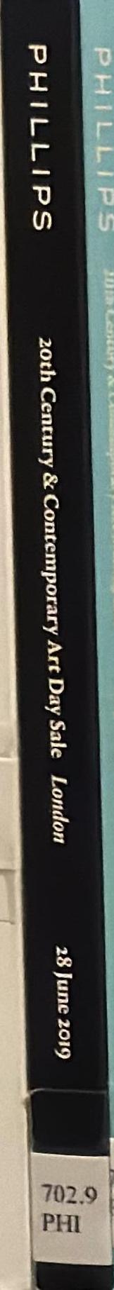 20th century & contemporary art day sale : London, 28 June 2019 / Phillips spine