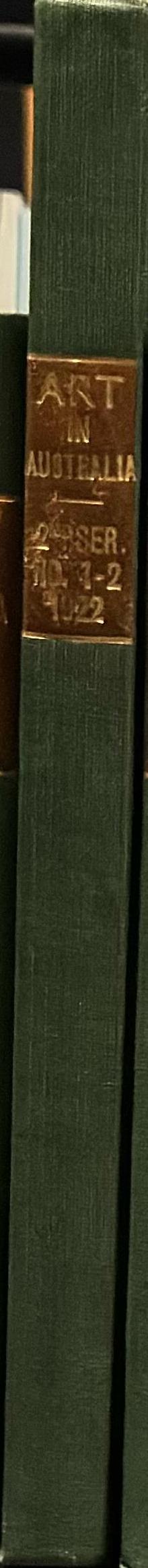 Important Australian art : auction in Sydney, 12 April 2022 / Smith & Singer spine