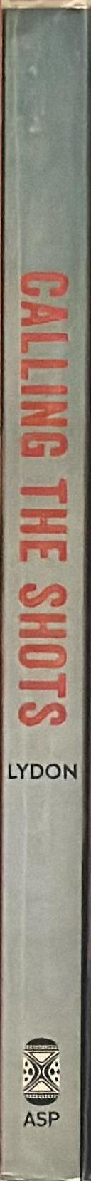 Calling the shots : Aboriginal photographs / edited by Jane Lydon spine