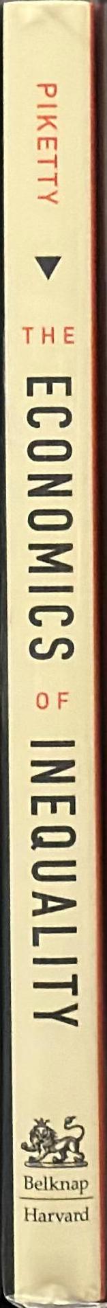 The economics of equality / Thomas Piketty ; translated by Arthur Goldhammer spine