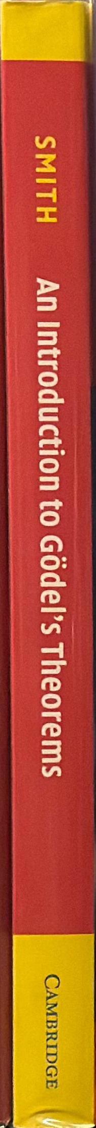 Introduction to Gödel's Theorems / Peter Smith spine