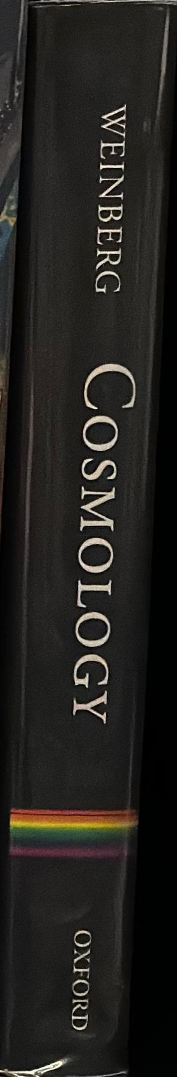 Cosmology / Steven Wienberg spine