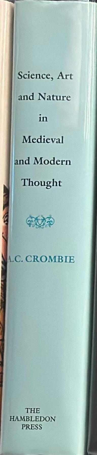 Science, art and nature in Medieval and modern thought spine