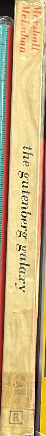 The Gutenberg galaxy : the making of typographic man spine