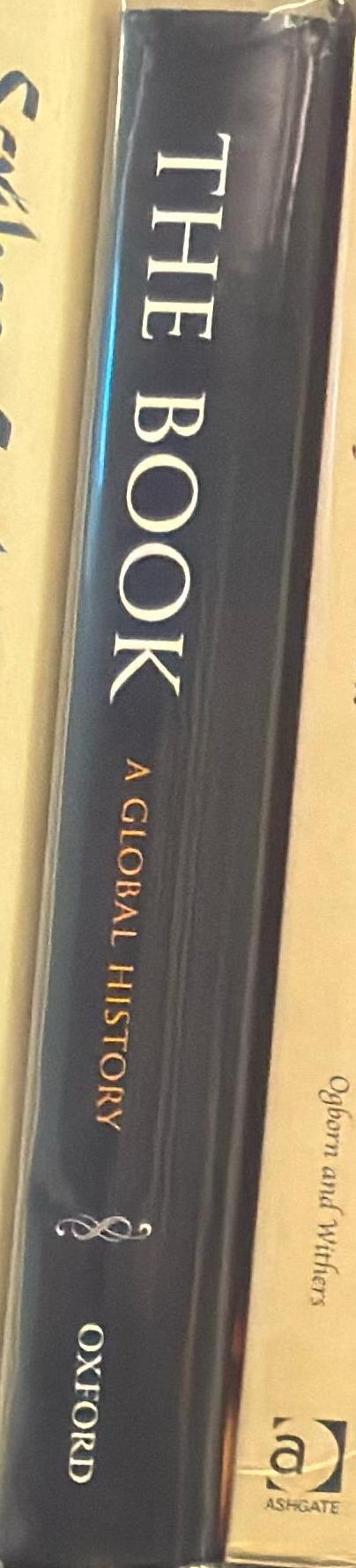 The book : a global history / edited by Michael F. Suarez and H. R. Woudhuysen spine