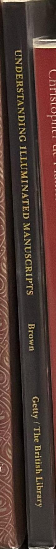 Understanding illuminated manuscripts : a guide to technical terms spine