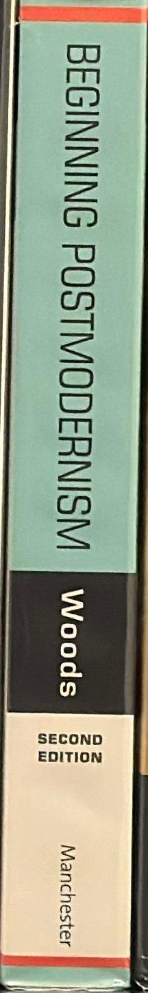 Beginning postmodernism spine