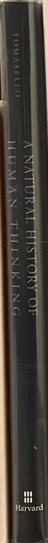 A natural history of human thinking spine